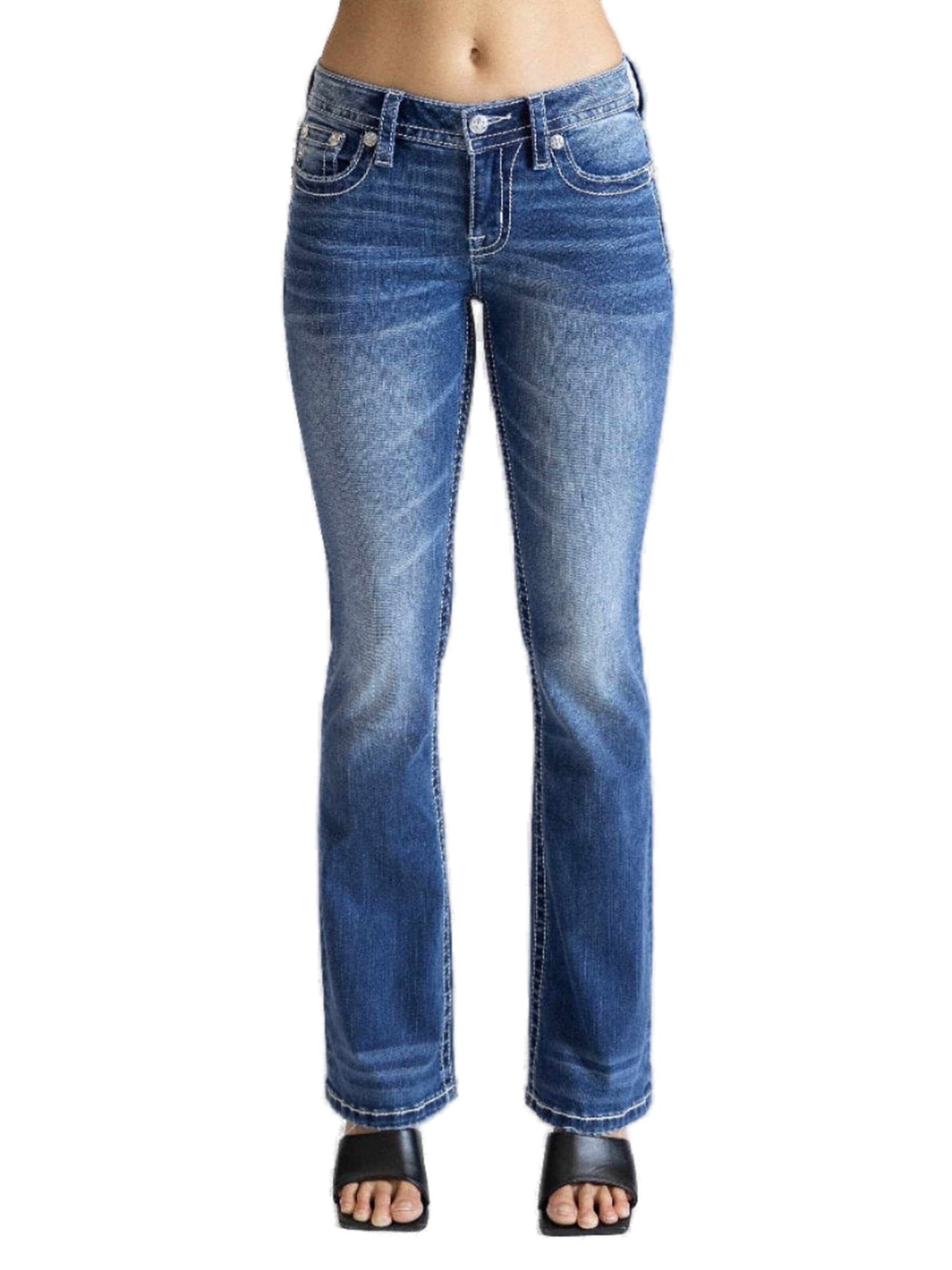 Miss Me Boot cut Jeans 'K1446 Jeans Mid-Rise Bootcut' in Blue