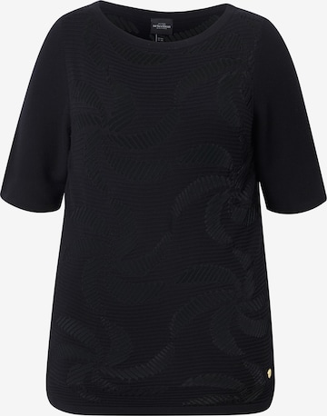 Chemisier Ulla Popken en noir : devant