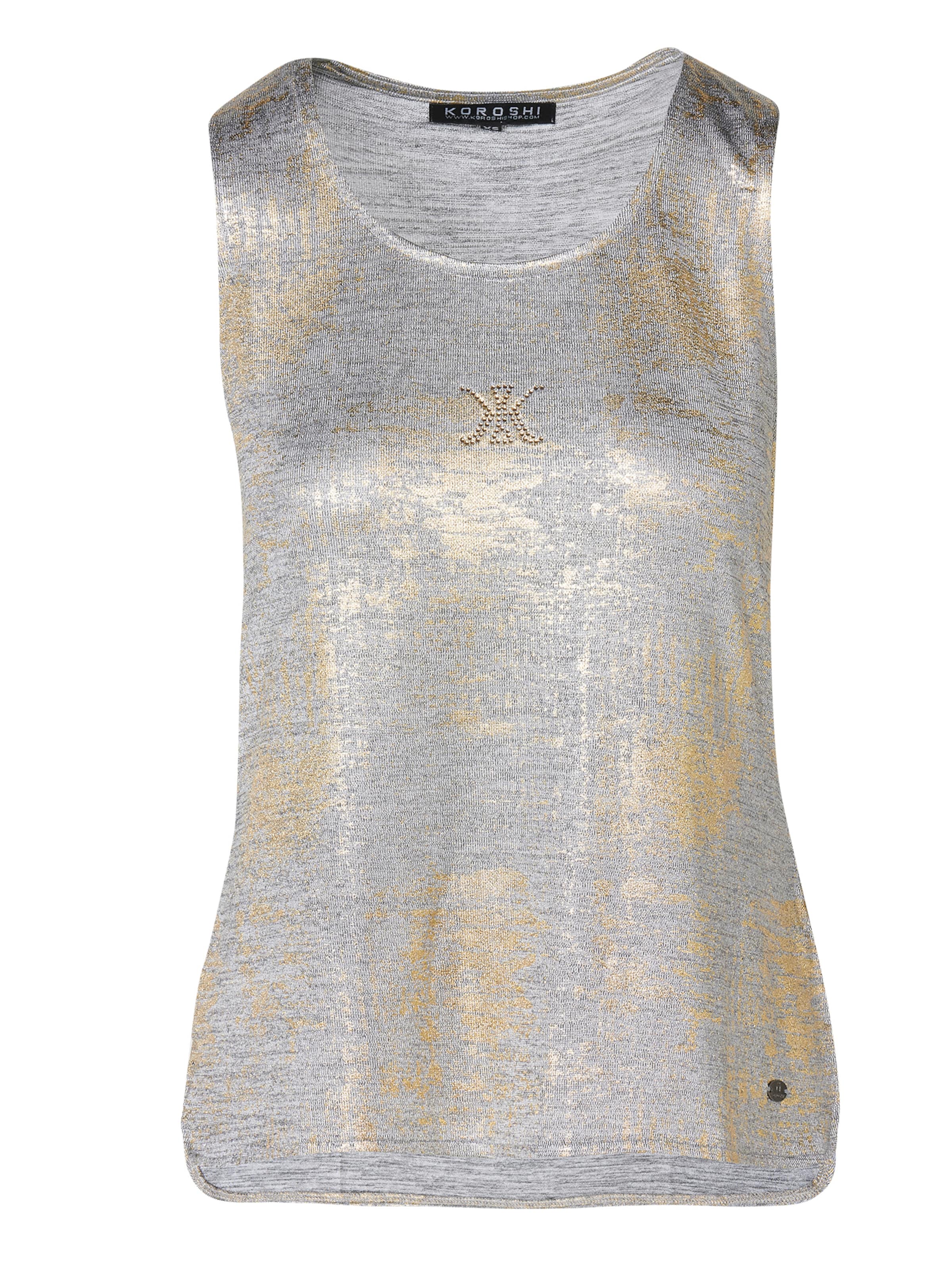 KOROSHI Топ в Серый: спереди