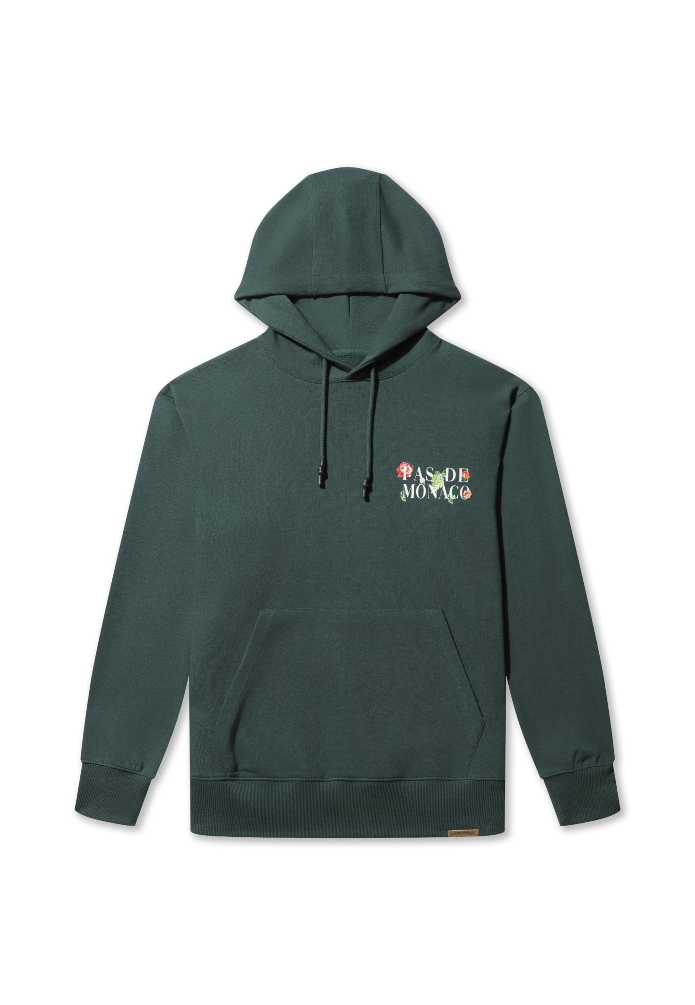 Felpa 'FLORALE' di Pas De Monaco in verde: frontale