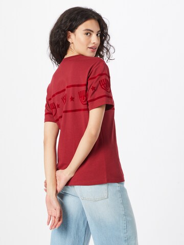 Chiara Ferragni T-Shirt 'MAGLIETTE' in Rot