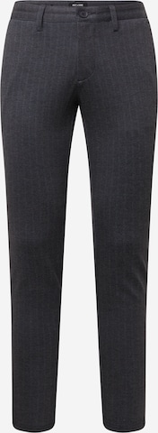 Coupe slim Pantalon chino 'MARK' Only & Sons en gris : devant