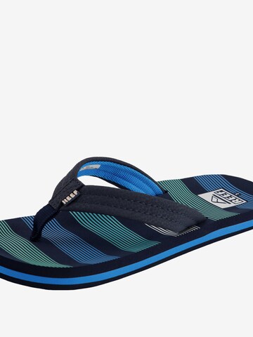 REEF Beach & Pool Shoes 'Kids Ahi' in Blue