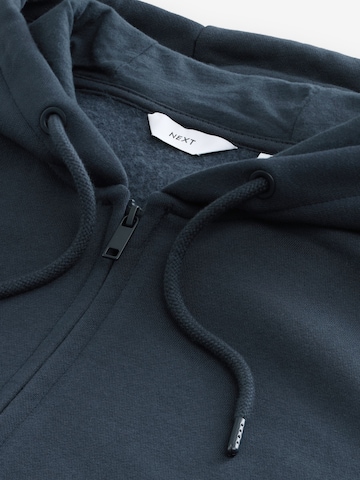 Next Zip-Up Hoodie in Blue