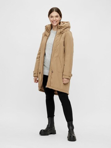 MAMALICIOUS Between-seasons parka 'Tikka' in Brown