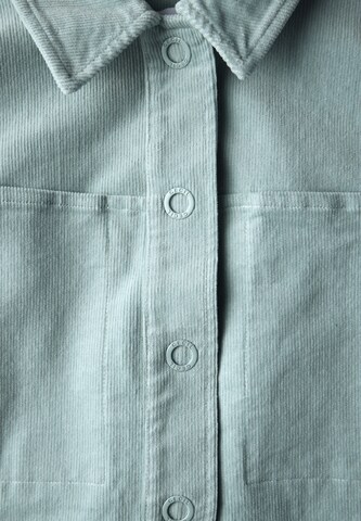 CECIL Cord Overshirt in Grün