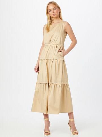 APART Summer Dress in Beige: front
