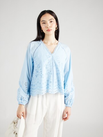 Y.A.S Bluse 'LUMA' i blå: forside