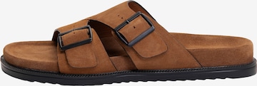 Ombre Mule in Brown: front