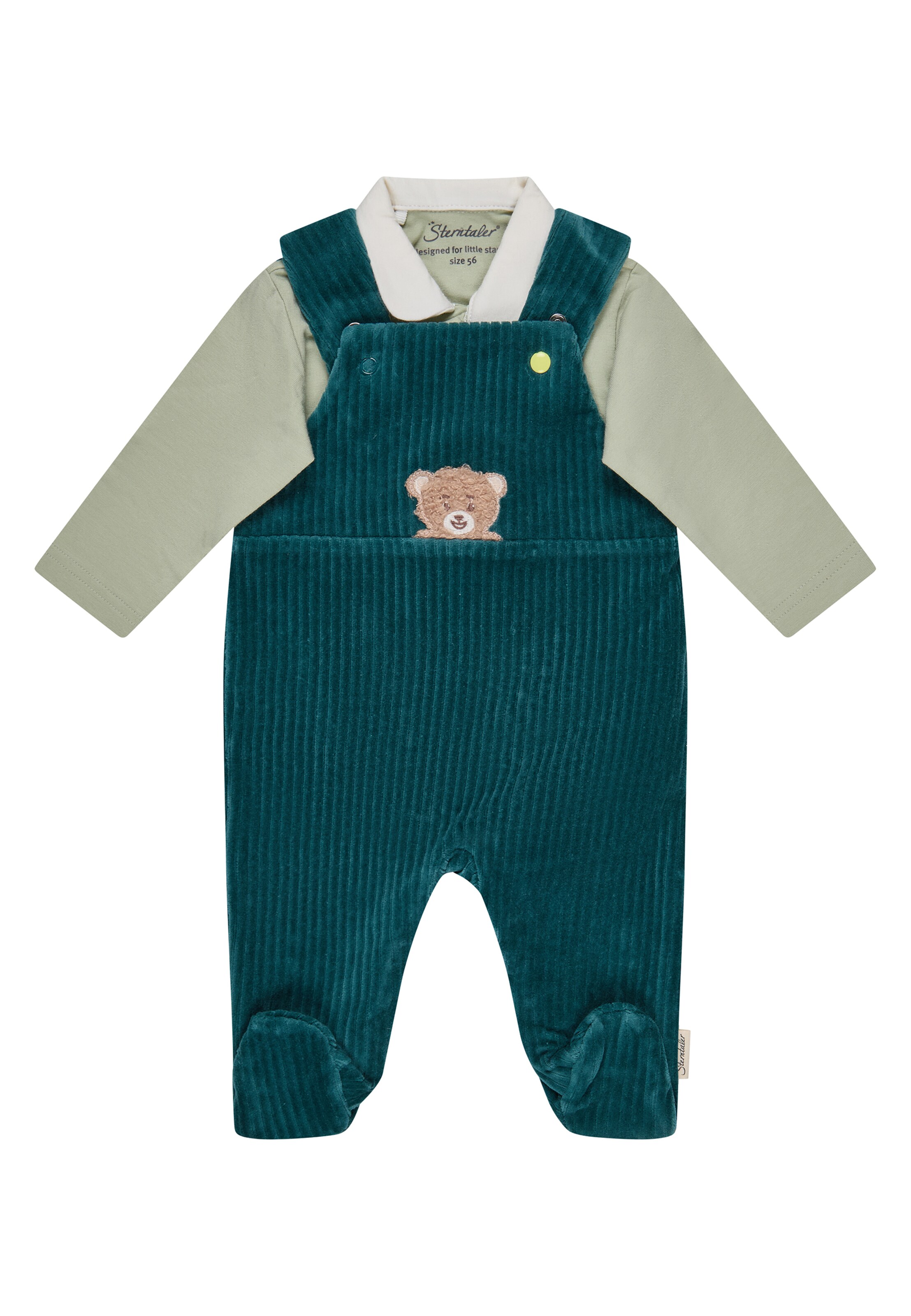 STERNTALER Set in Grün: Vorderseite