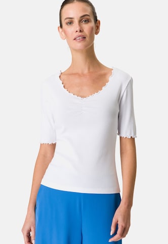 zero Shirt in Wit: voorkant