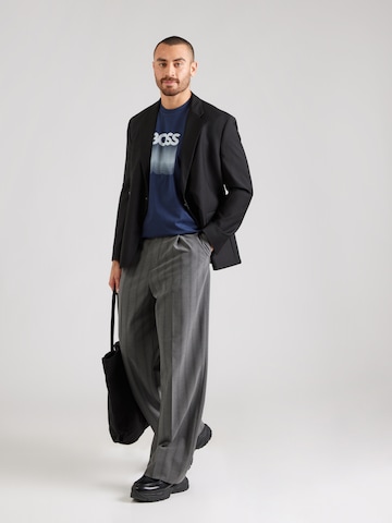 BOSS T-Shirt 'Te_Insignia' in Blau