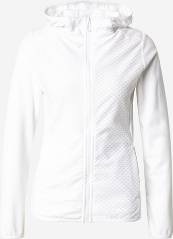 CMP - Chaqueta polar funcional en blanco: frente