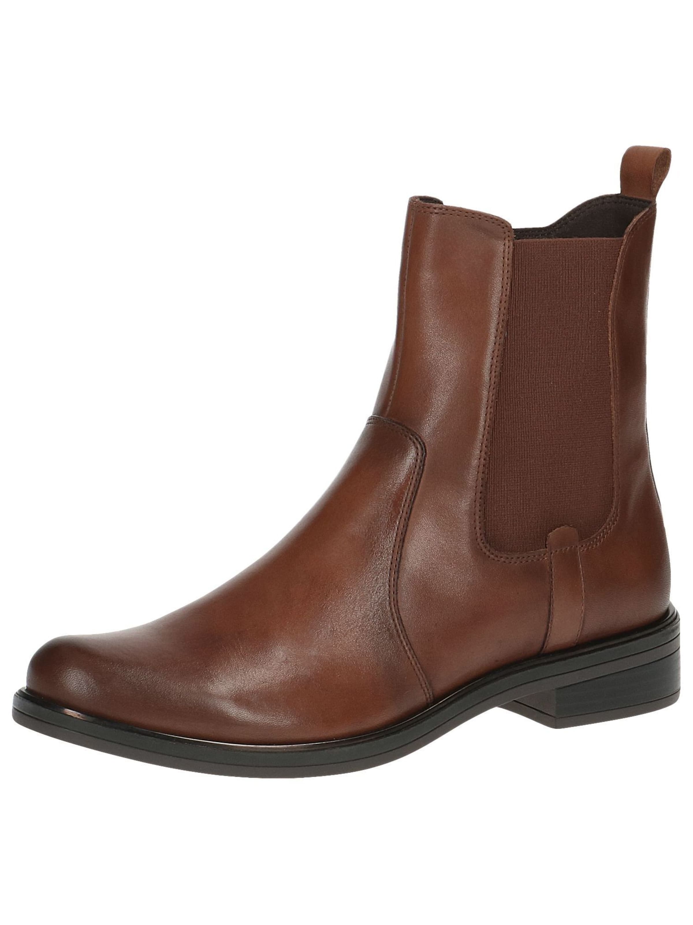 CAPRICE Chelsea boots in Brown: front