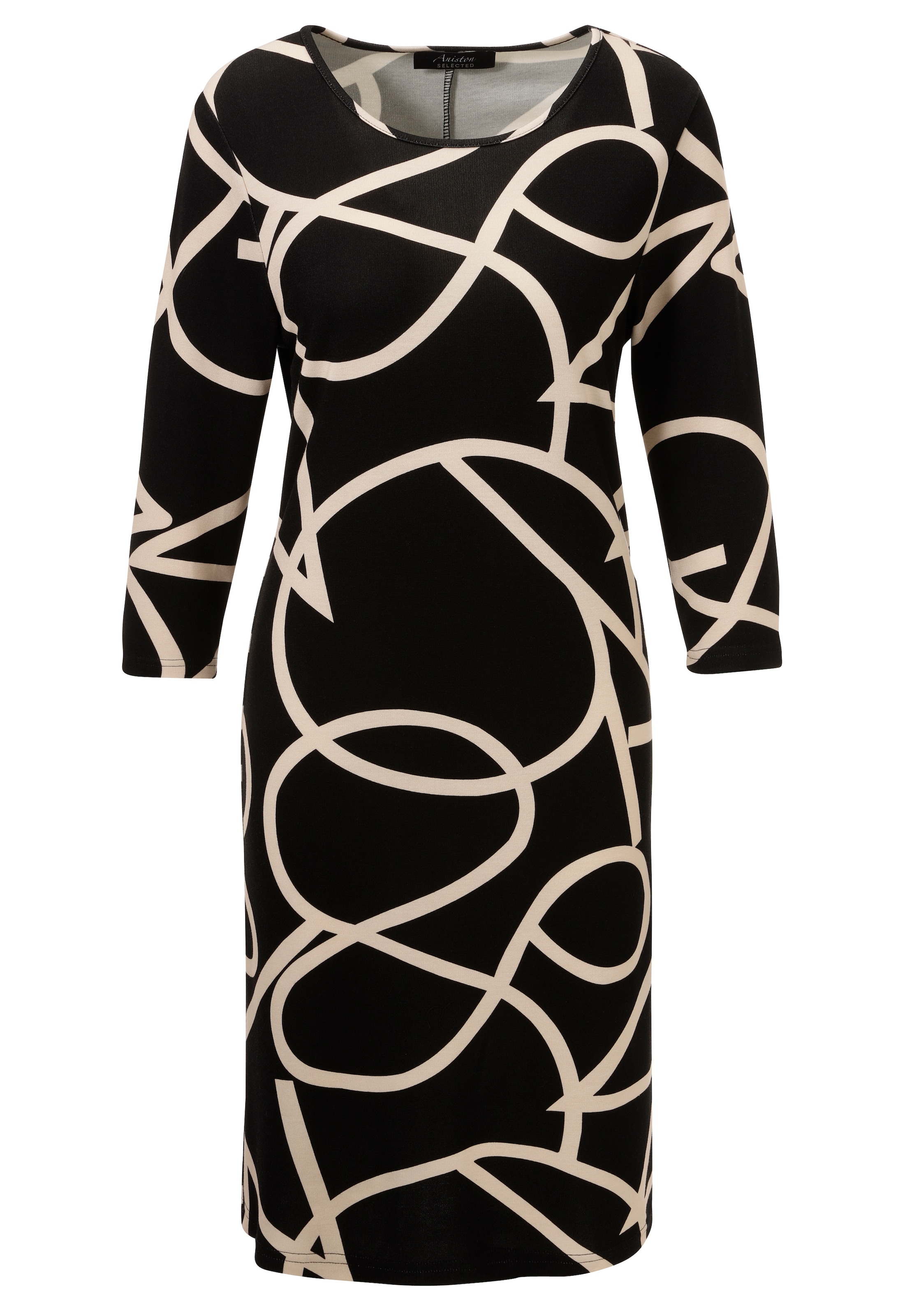 Aniston SELECTED Kleid in Schwarz: Vorderseite