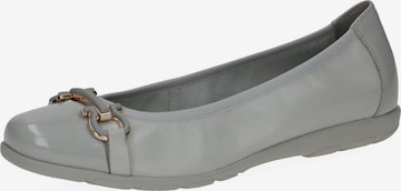 CAPRICE Ballet Flats in Grey: front