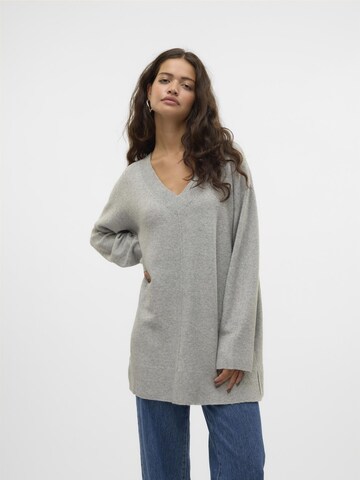 VERO MODA Pullover 'ESTI' in Grau: Vorderseite