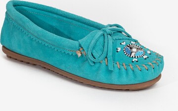 Minnetonka Mokassin 'Me to we' in Blau