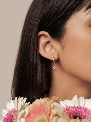 Boucles d'oreilles 'Twinkle Blossom' Hey Happiness en or