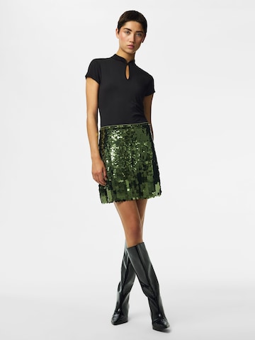 Jupe PIECES en vert