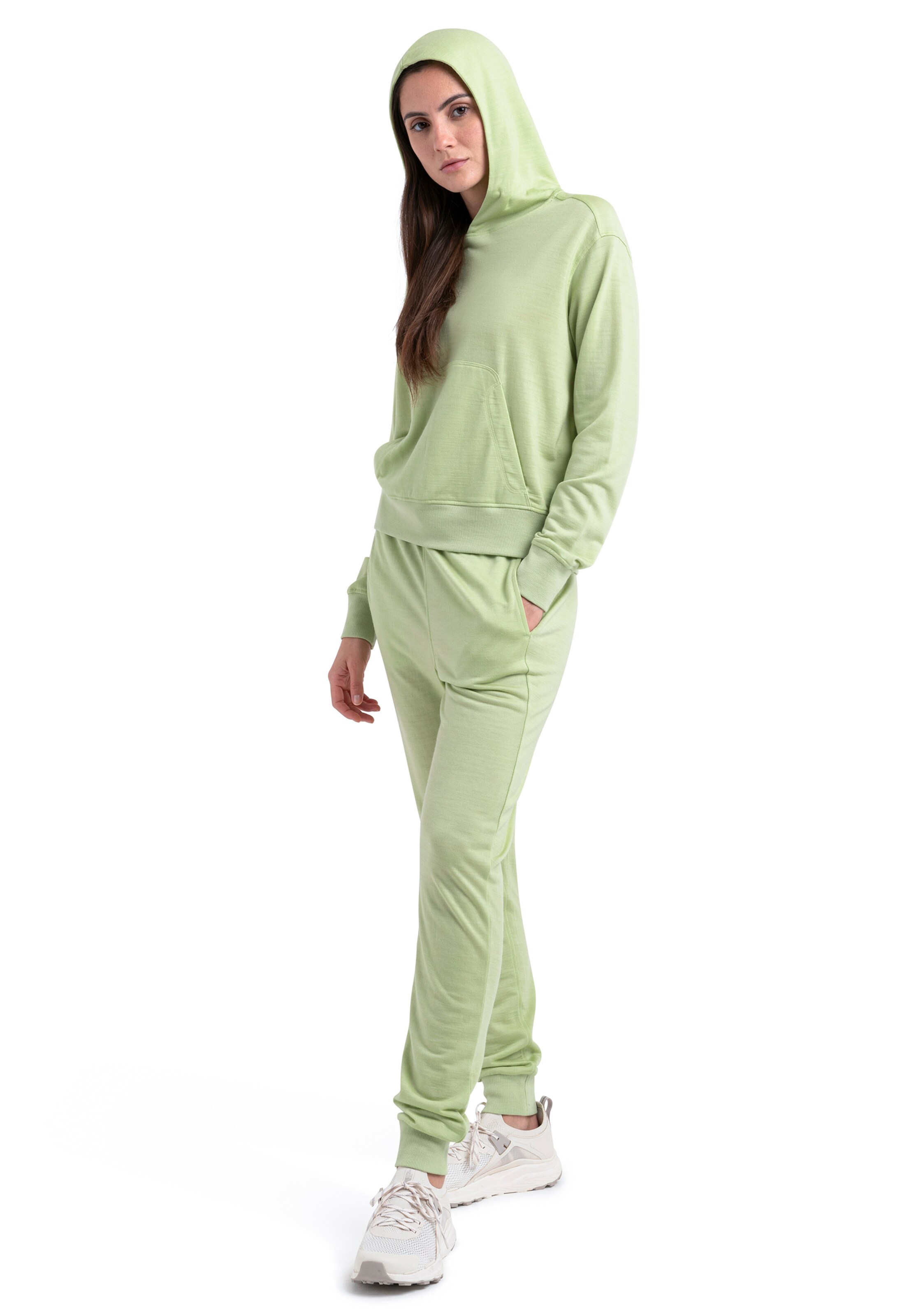 ICEBREAKER Суичър 'Crush II' в зелено