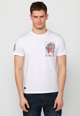 KOROSHI Тениска в бяло: отпред