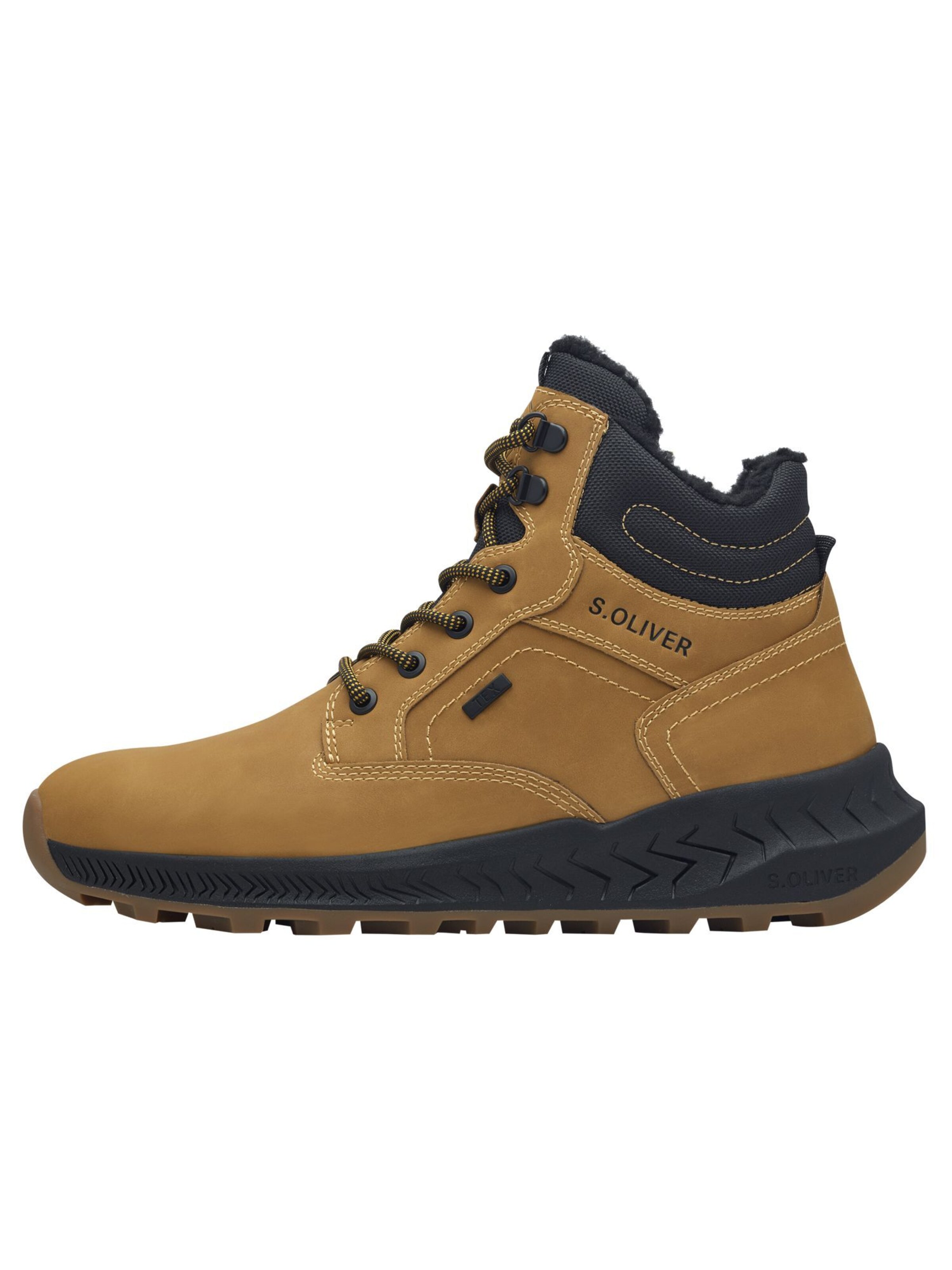 s.Oliver Veterboots in Geel