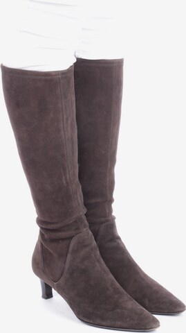 Sergio Rossi Dress Boots in 36 in Brown: front