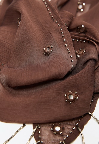 Foulard Bershka en marron