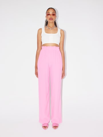 LeGer by Lena Gercke - Pierna ancha Pantalón 'Celina' en rosa