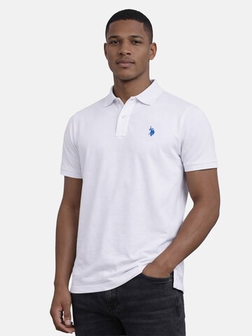 U.S. POLO ASSN. Poloshirt in Weiß: Vorderseite