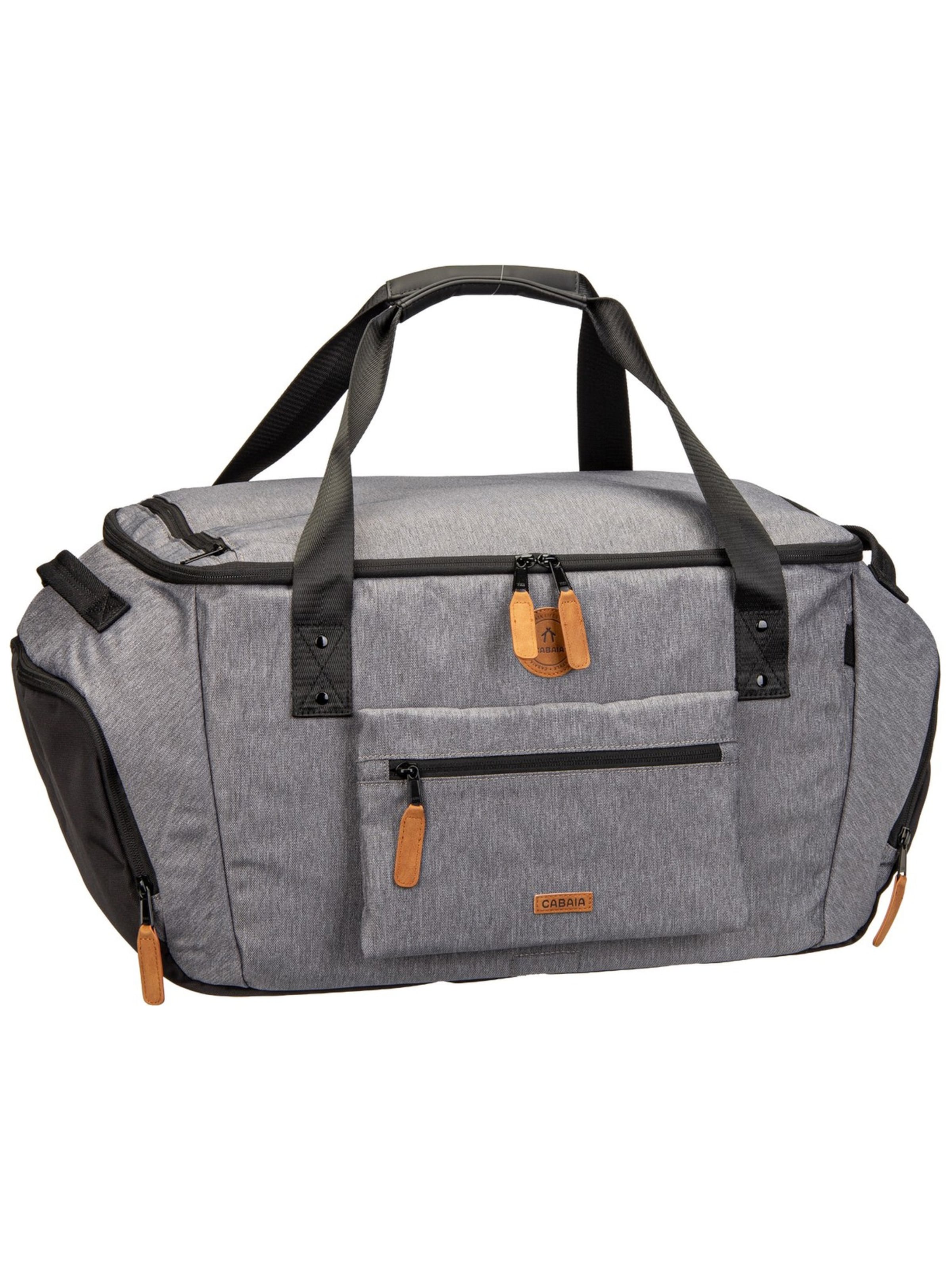 Cabaia Sporttasche ' Duffle Explorer Medium ' in Grau: Vorderseite