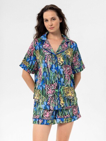 DENIM CULTURE Pajama in Blue: front