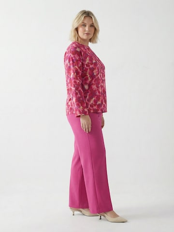 Wide Leg Pantalon à pince 'Finja' Guido Maria Kretschmer Curvy en rose