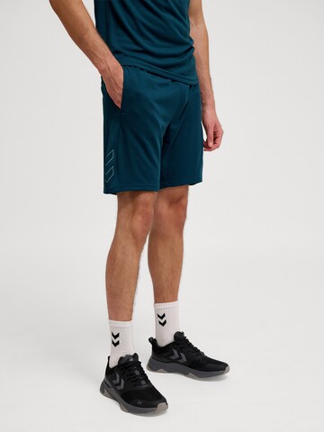 Hummel Regular Sports trousers 'Te Flex' in Green