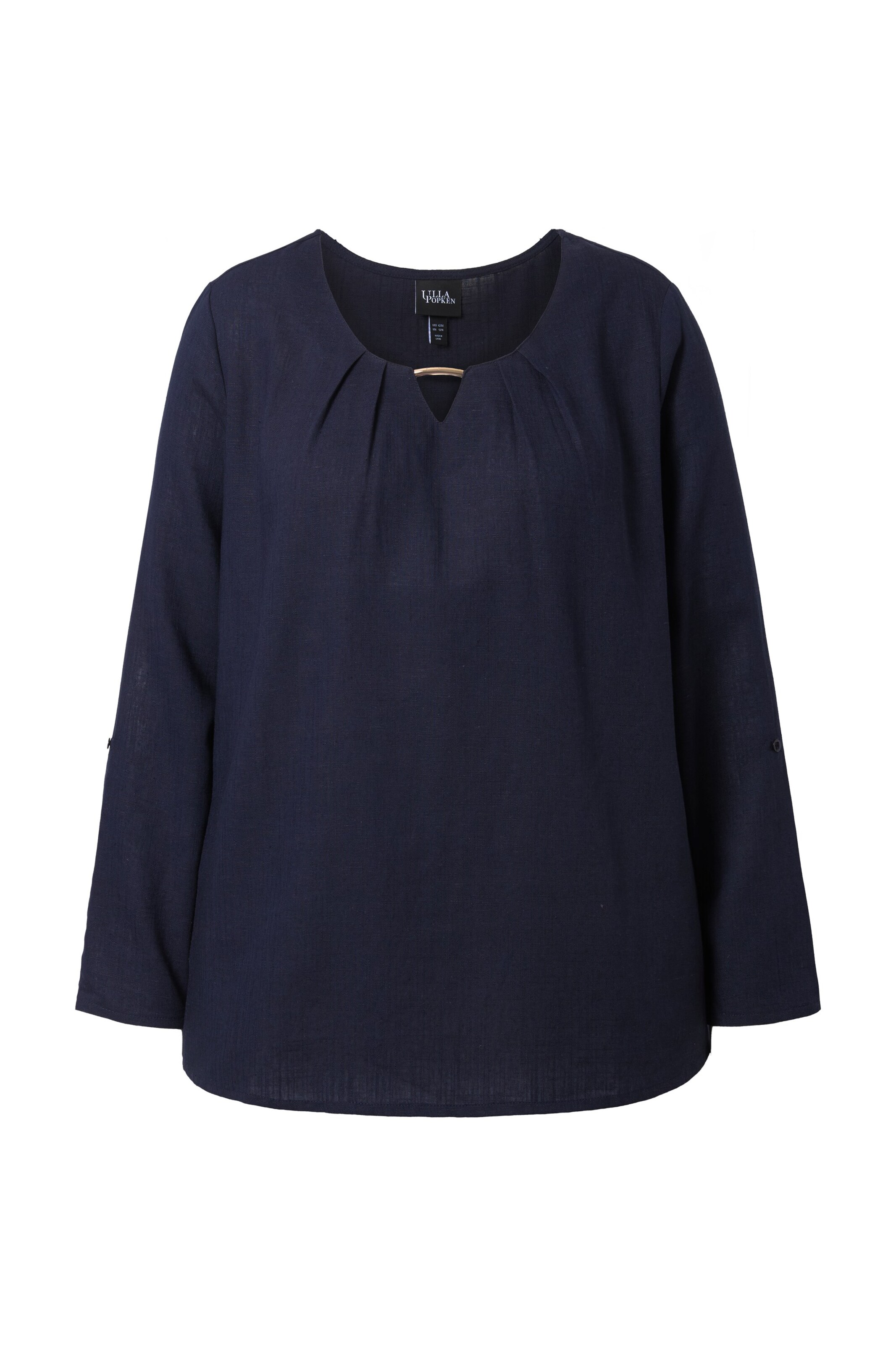 Ulla Popken Bluse in Blau: Vorderseite