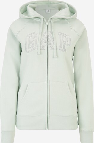 Gap Tall Sweat jacket in Green: front