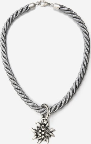 Allgäu Rebell Necklace 'Marlene' in Grey: front