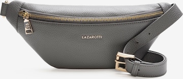 Lazarotti Gürteltasche 'Bologna' in Grau: Vorderseite