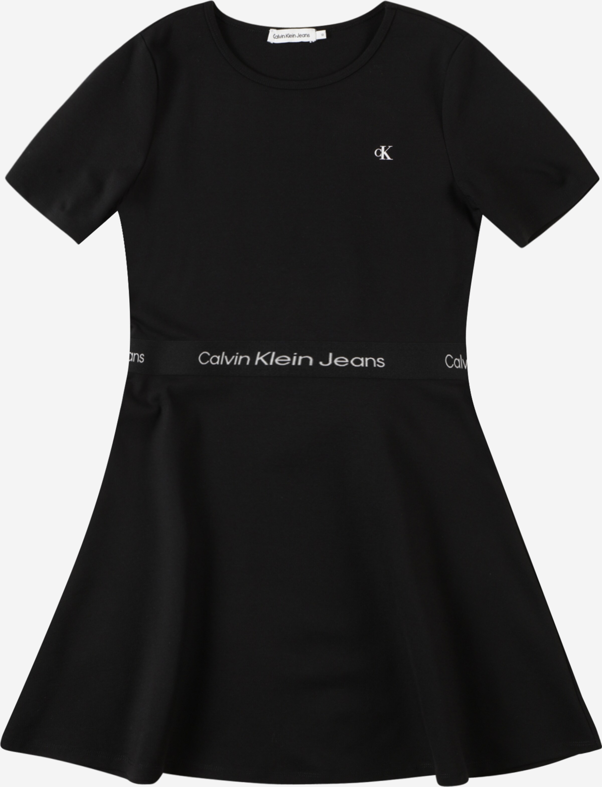 Defekt Røg studieafgift Calvin Klein Jeans Kjole i Sort | ABOUT YOU