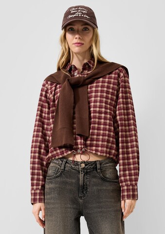 QS Bluse in Rot: Vorderseite