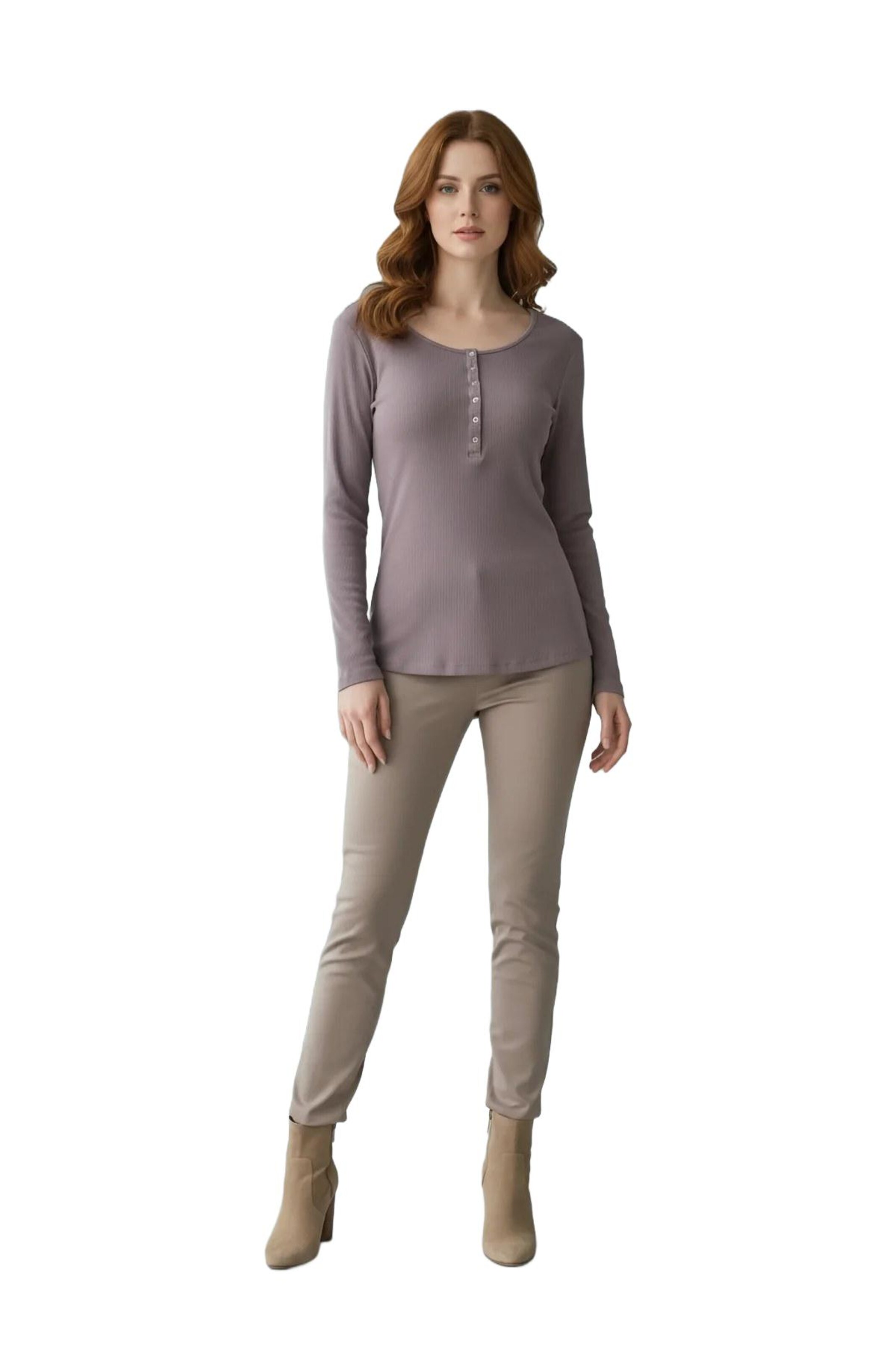 No Matter What Shirt in Grijs: voorkant