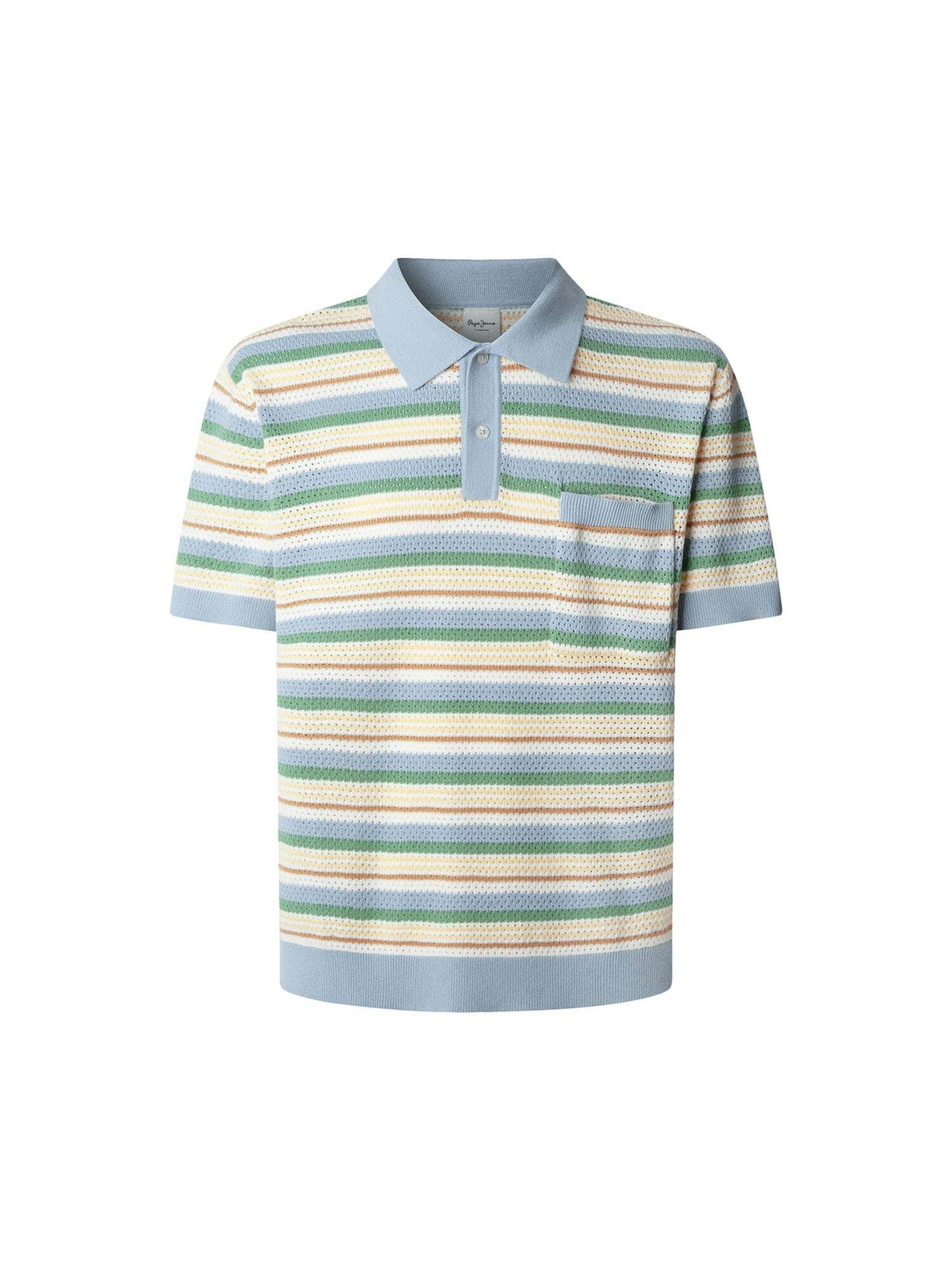 T-Shirt 'Preston' Pepe Jeans en bleu : devant