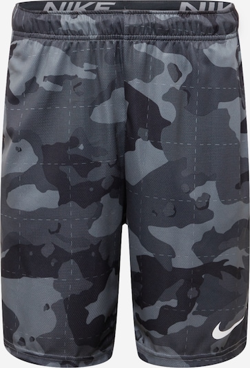 NIKE Workout Pants in Light grey / Dark grey / Black / White, Item view