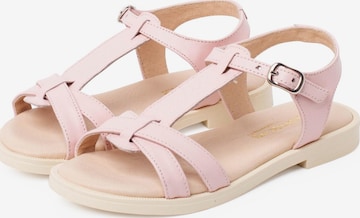 Pisamonas - Sandalias en rosa: frente
