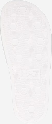 Flip-flops de la EA7 Emporio Armani pe alb