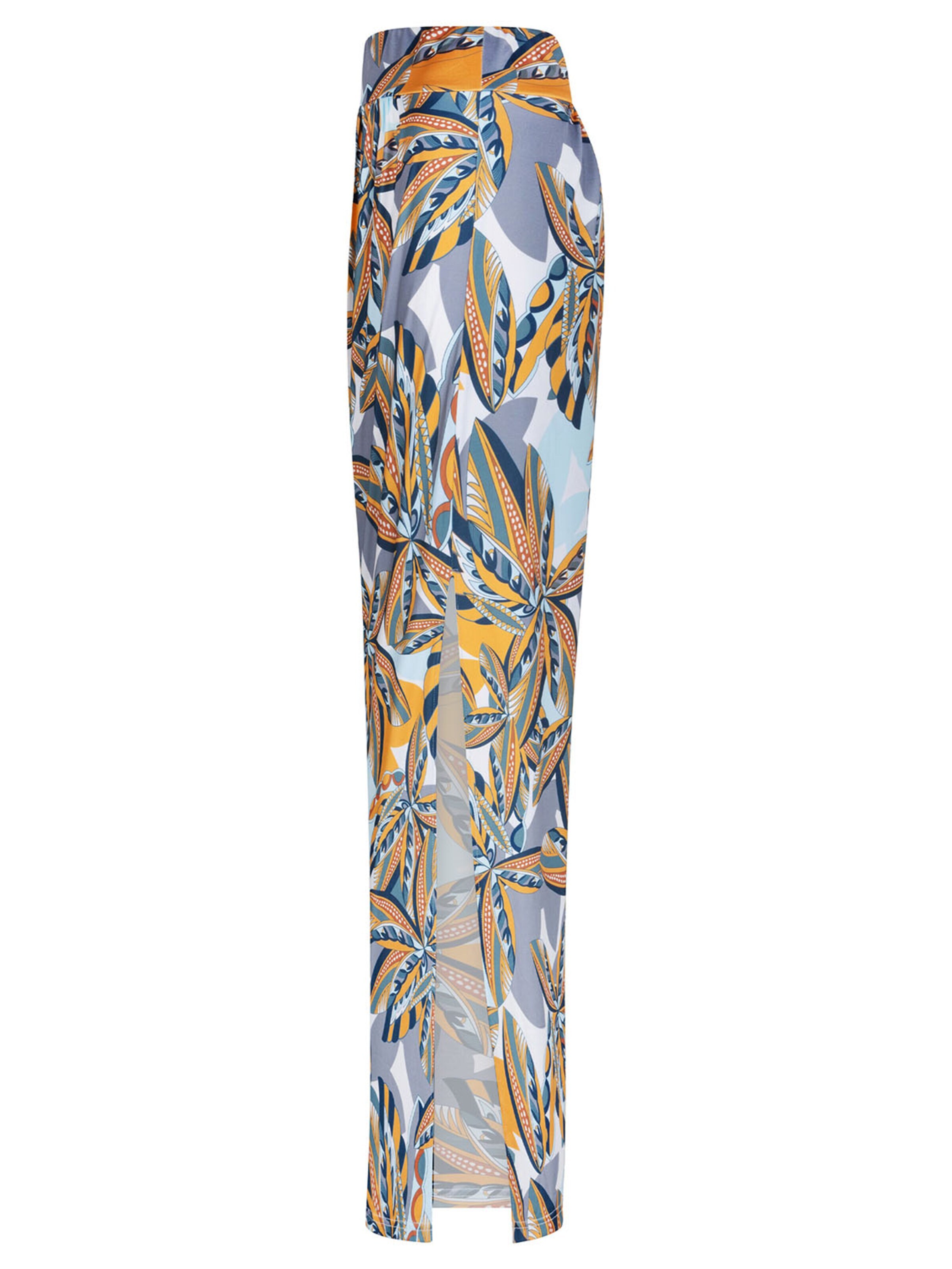 Jupe 'Maxi skirt Palm' Chic by Lirette en orange