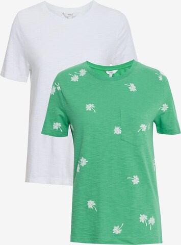 Marks & Spencer Shirt in Groen: voorkant