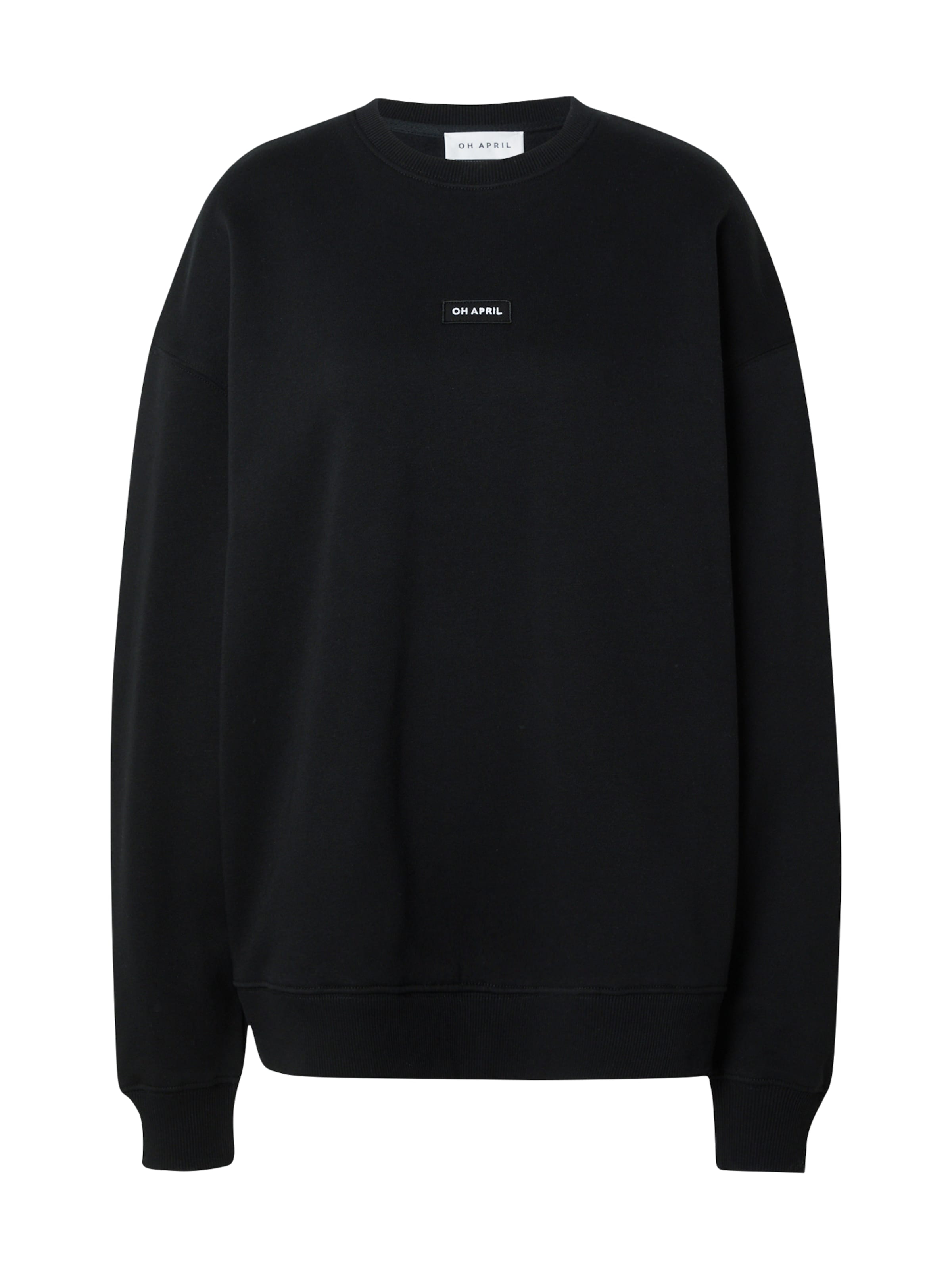 Sweat-shirt OH APRIL en noir : devant