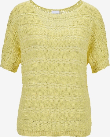 Pull-over MADELEINE en jaune : devant